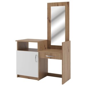 Туалетний столик Кім білий/артезан від фабрики Світ Меблів Україна