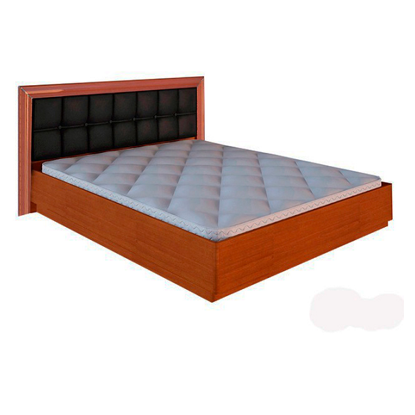 Белла двоспальне ліжко в кольорі вишня бізюм від МіроМарк