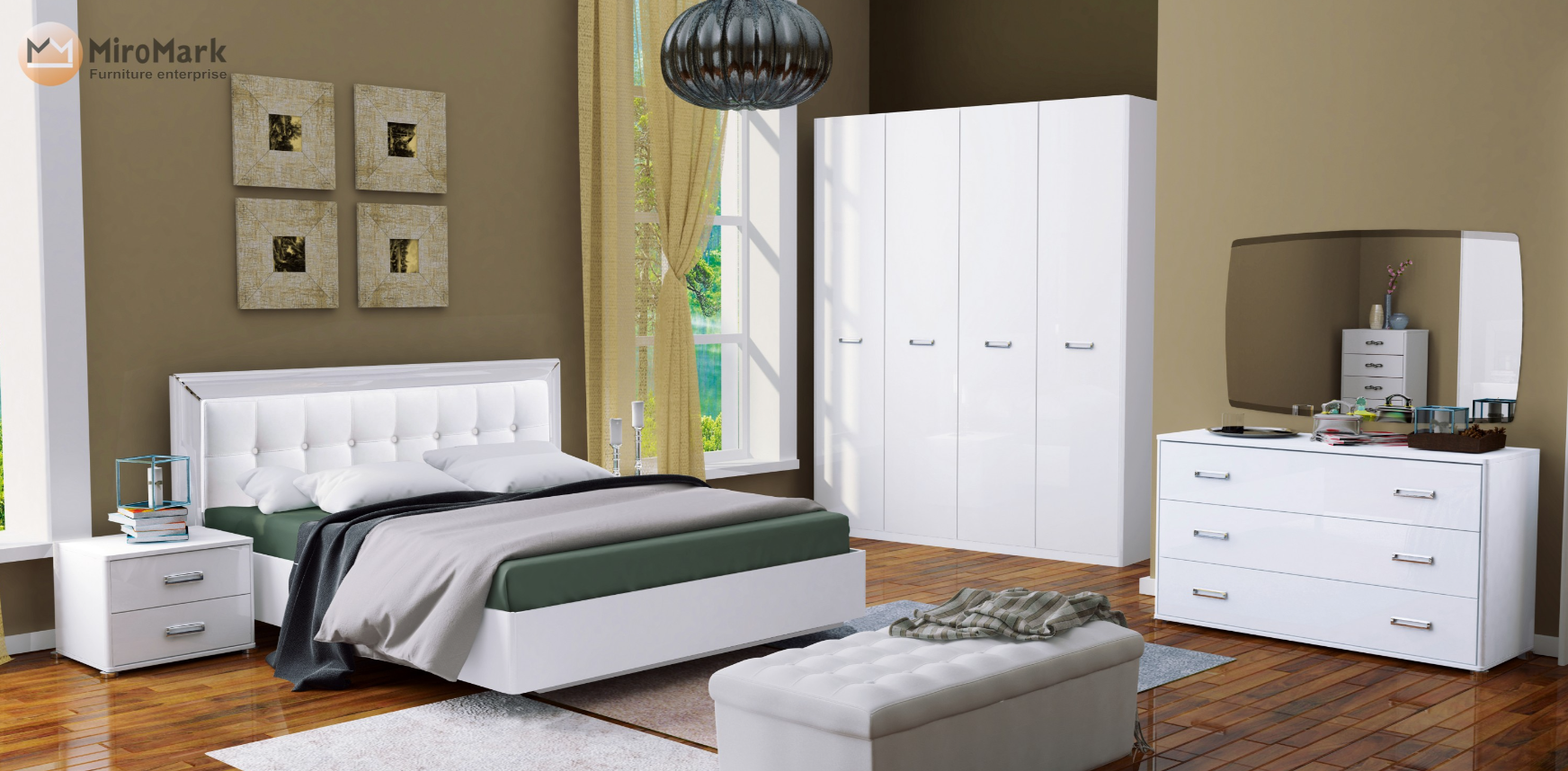 Спальня Белла — інтерʼєрне фото