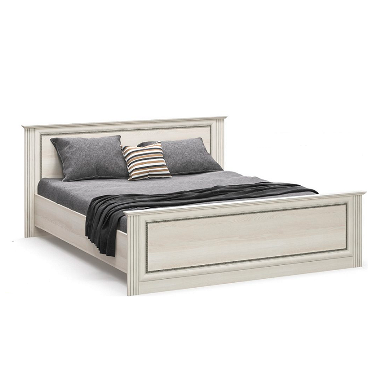 Брістоль біле двоспальне ліжко від фабрики Мебель-Сервіс