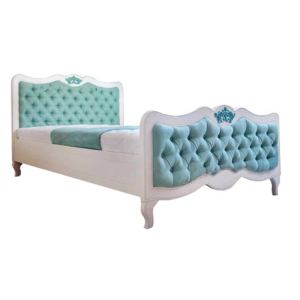 Елен двоспальне ліжко 160/200 з м'якою обивкою від фабрики Венгер