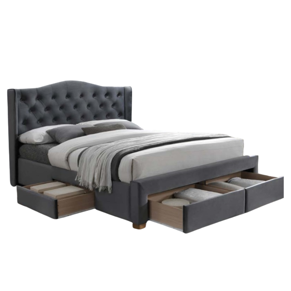 Aspen II 160 Velvet двоспальне ліжко від фабрики Signal Польща