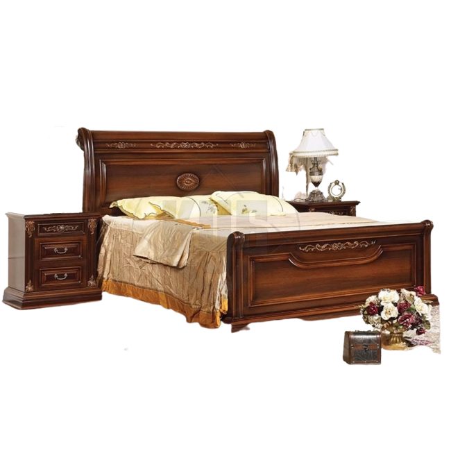Марсель двоспальне ліжко в класичному стилі від малайзійських виробників