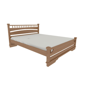 Атлант-1 вишукане ліжко з дерева в стилі класика від Меблі Тис