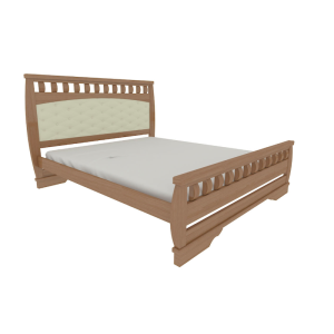 Атлант-11 класичне двоспальне ліжко з масиву дерева від виробника ТИС Україна