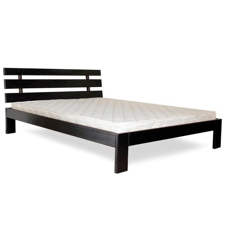 Доміно-1 сучасне стильне ліжко з масиву дерева від фабрики ТІС Україна