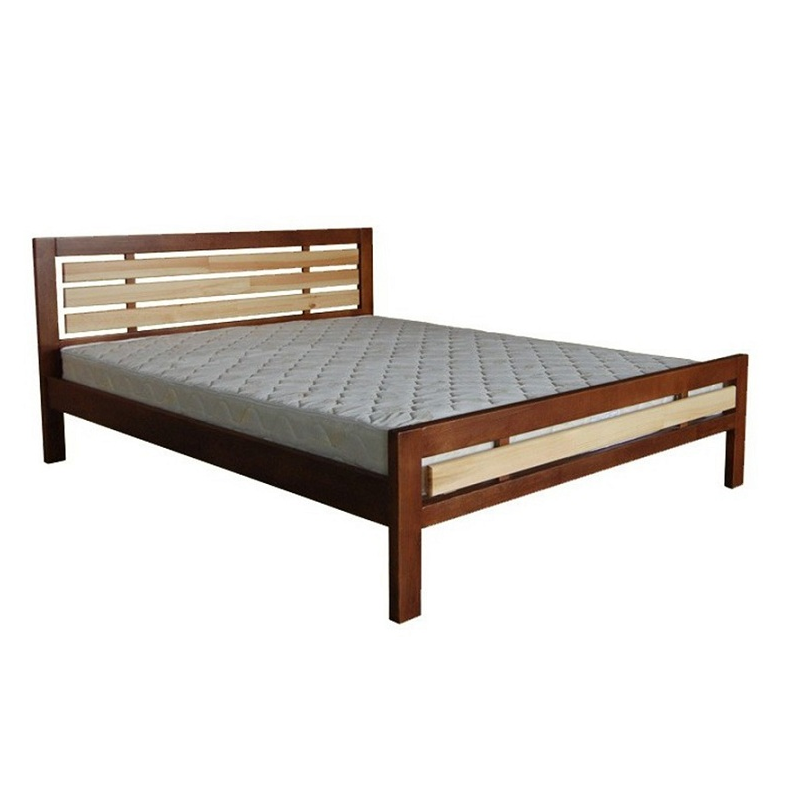 Модерн-1 двоспальне сучасне ліжко з дерева від українського виробника ТІС
