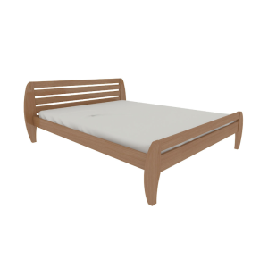 Нове-1 стильне ліжко з масиву бука від фабрики ТІС Україна