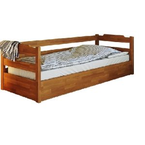 Мілена ПМ односпальне ліжко з масиву дерева з підйомним механізмом від Меблі Лев Україна