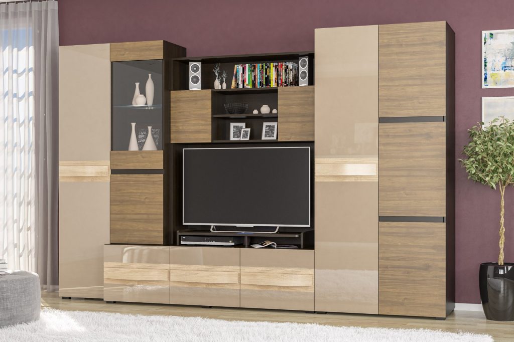 Гламур сучасна вітальня від фабрики Мебель Сервіс