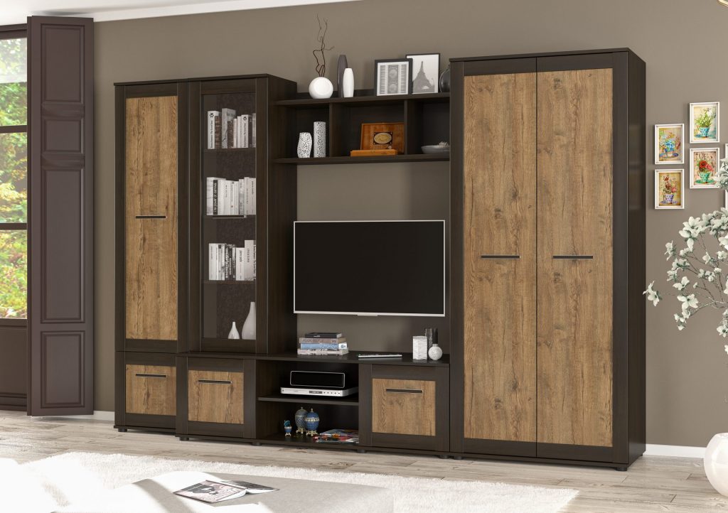 Конго сучасна стінка для вітальні від фабрики Мебель-Сервіс