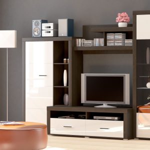 Неон-1 стінка для вітальні від фабрики Мебель-Сервіс