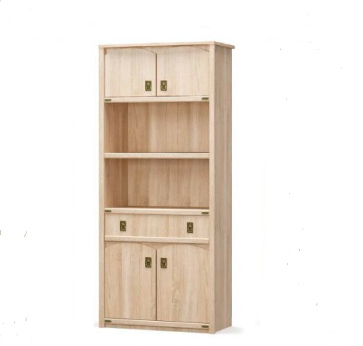 Стелаж Валенсія ШК4Д+1Ш від фабрики Мебель-Сервіс Україна