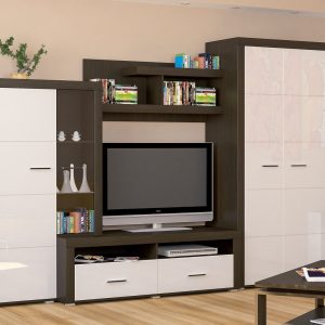 Неон 2 стильна стінка для вітальні від компанії Мебель-Сервіс