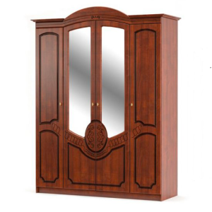 Барокко 4Д чотиридверна шафа від фабрики Мебель-Сервіс Україна