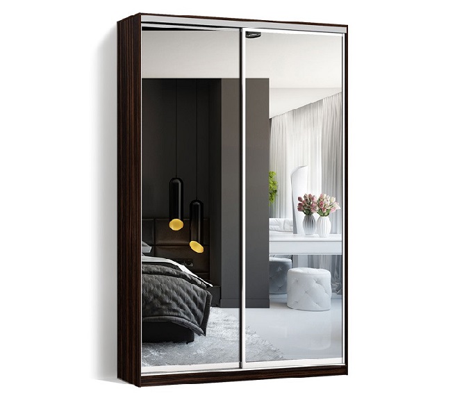 ШК-ДЗ-100 дводверна шафа-купе з двома дзеркалами від Гарант НВ