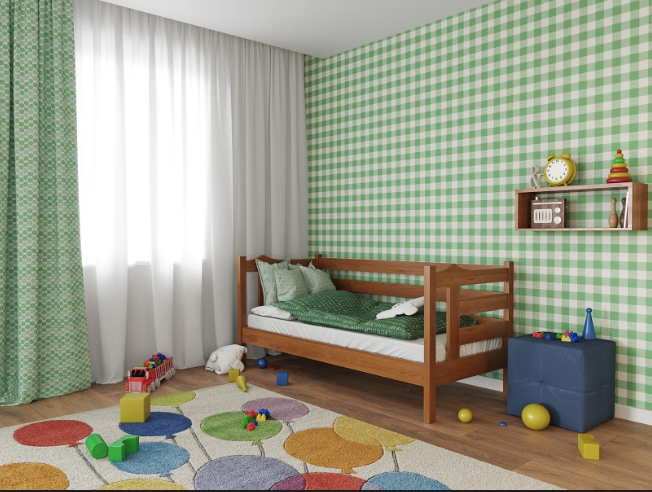 Санта-1 односпальне дитяче ліжко з масиву від Меблі Лев