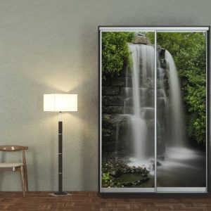 ШК-Ф-140 дводверна шафа-купе з двома фасадами фотодрук від Гарант