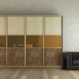 ШК-ДБ-300 чотиридверна шафа-купе з бронзовим дзеркалом від Гарант НВ
