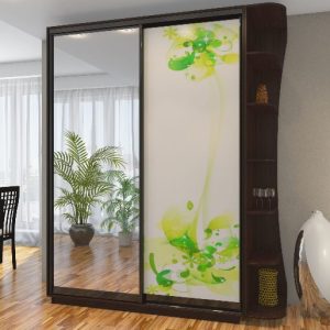 ШК-ДФ-170К дводверна шафа купе фотодрук+дзеркало від Гарант НВ