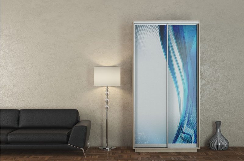 ШК-Ф-110 дводверна шафа-купе з фасадами фотодрук від Гарант НВ