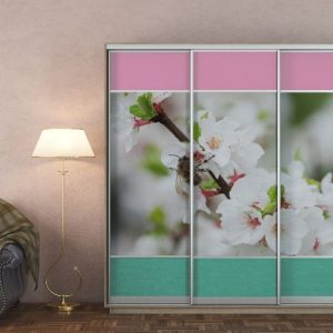 ШК-ФД-210 тридверна шафа-купе з фасадами фотодрук від фабрики Гарант НВ