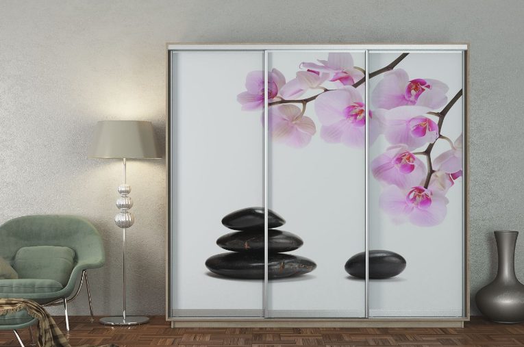 ШК-Ф3-220 тридверна шафа-купе з фасадами фотодрук від Гарант НВ