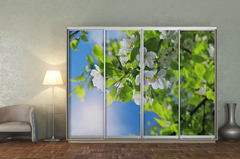 ШК-ФД-280 чотиридверна шафа-купе з фасадами фотодрук від Гарант НВ