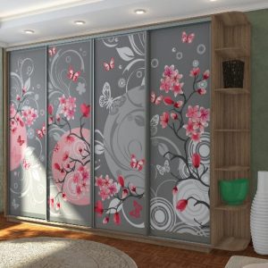 ШК-ФД-290 чотиридверна шафа-купе з фасадами фотодрук від Гарант НВ Україна