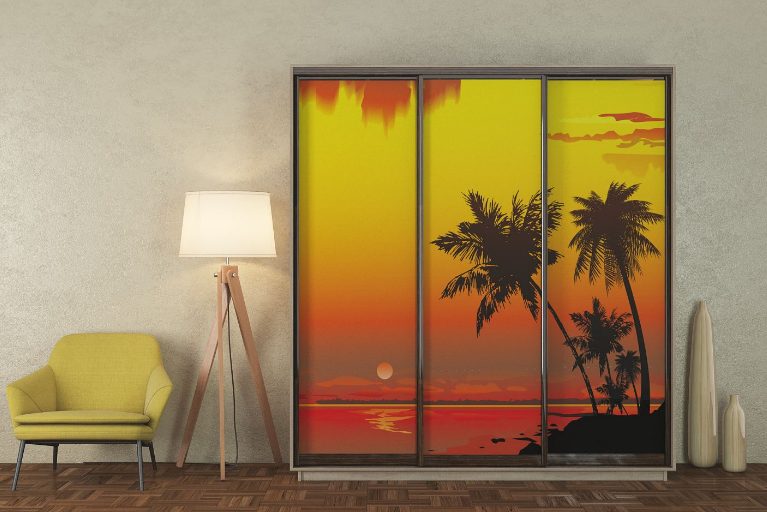 ШК-Ф-3Д 200 тридверна шафа-купе з фасадами фотодрук від Гарант НВ