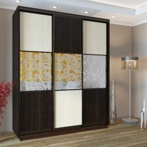 ШК-ДК-200 тридверна шафа-купе комбінована ДСП+дзеркало від Гарант НВ