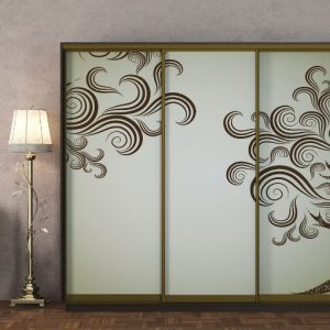 ШК-ХМБ-240 тридверна шафа з художнім матуванням від Гарант Україна