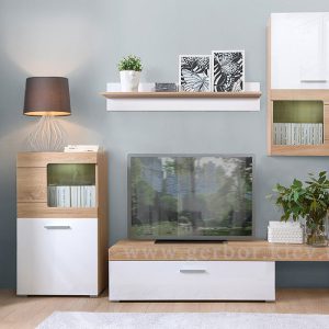 Стінка Пола Білий/Дуб сонома від Гербор-Холдинг