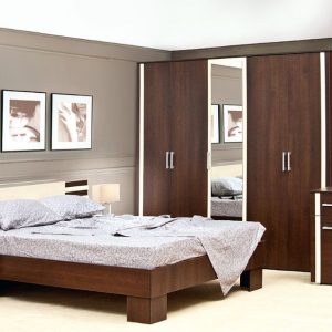Спальня Елегія 3Д /Лімба шоколад/Клен/ Фабрика Світ Меблів