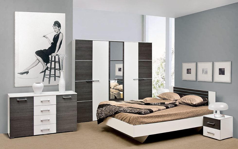 Спальня Круїз 5Д Дакар/білий - Світ Меблів Україна