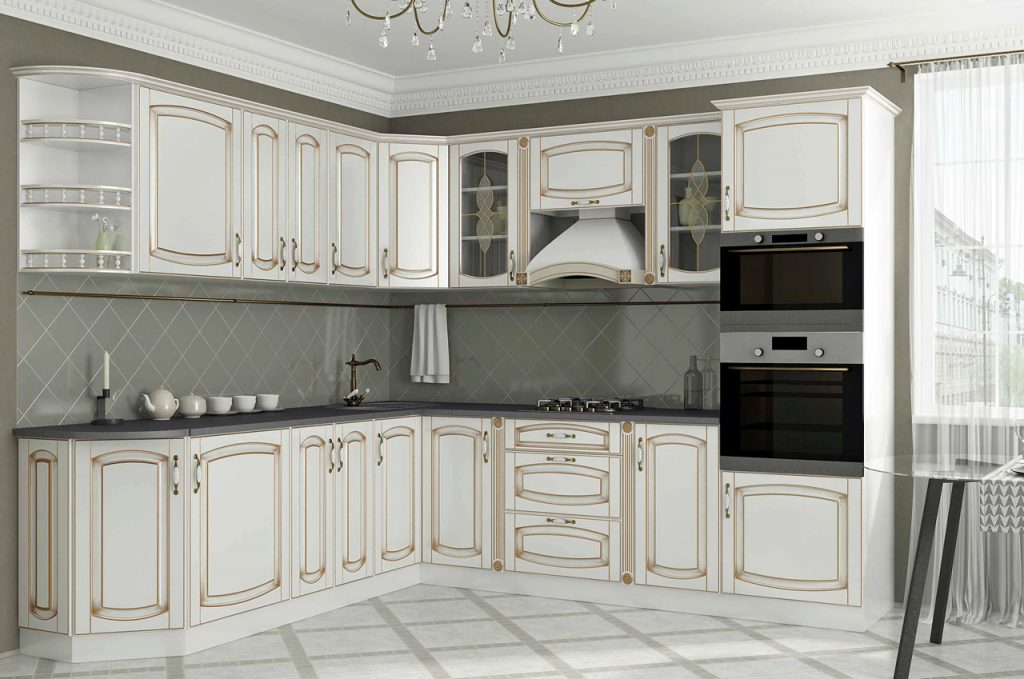 Класика з пілястрами кухонний гарнітур від Азгард Україна