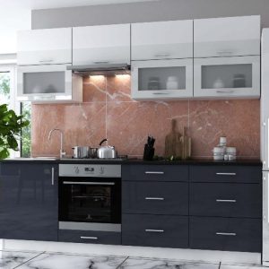 Брайт сучасна кухня з фарбованими фасадами від Гарант НВ