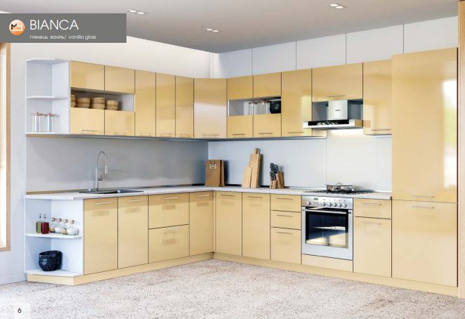 Бянка сучасна кухня від Фабрики Міро-Марк Україна