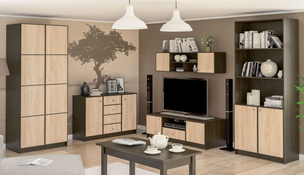 Система меблів для вітальні Фантазія від фабрики Мебель-Сервіс Україна