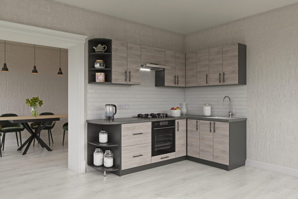 Горизонт сучасна стильна кухня від фабрики Гарант НВ Україна