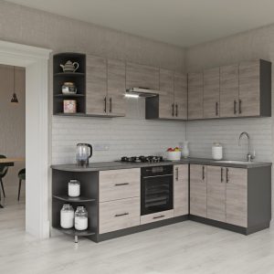 Горизонт сучасна стильна кухня від фабрики Гарант НВ Україна
