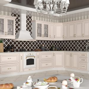 Кухня класична Імперія фарбовані фасади від Мебель-Сервіс Україна