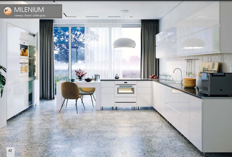 Міленіум сучасний кухонний гарнітур від Міро-Марк Україна