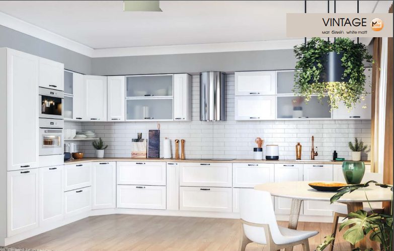 Вінтаж класична біла кухня від фабрики Міро-Марк Україна