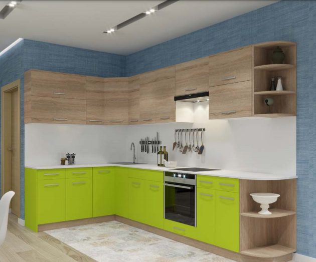 Аліна СМ кухонний гарнітур від фабрики Світ Меблів