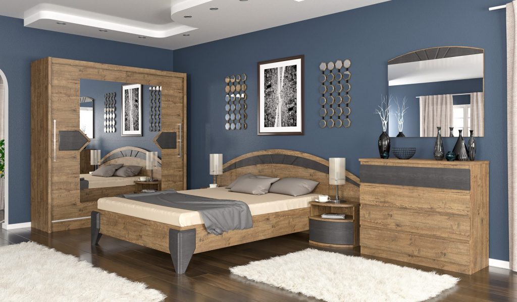 Аляска сучасний спальний гарнітур від фабрики Мебель-Сервіс