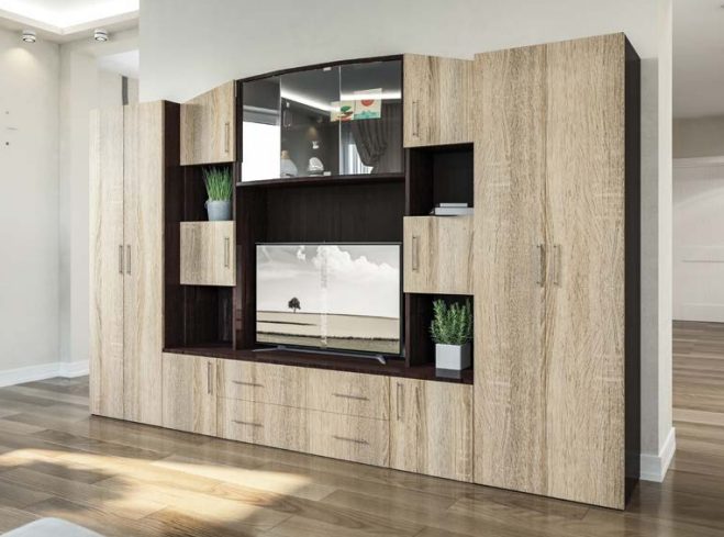 Фабіана класична стінка для вітальні від фабрики Світ-Меблів Україна