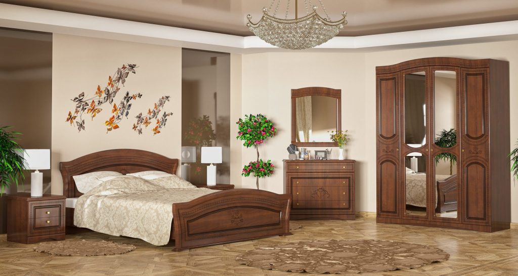Мілано 4Д спальний гарнітур від фабрики Мебель-Сервіс Україна