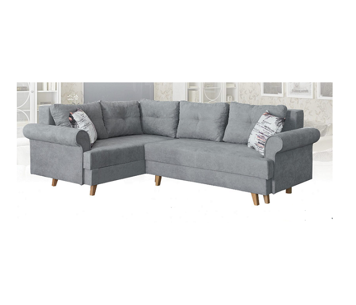 Бостон Росто сірий кутовий диван від фабрики Мебель-Сервіс Україна