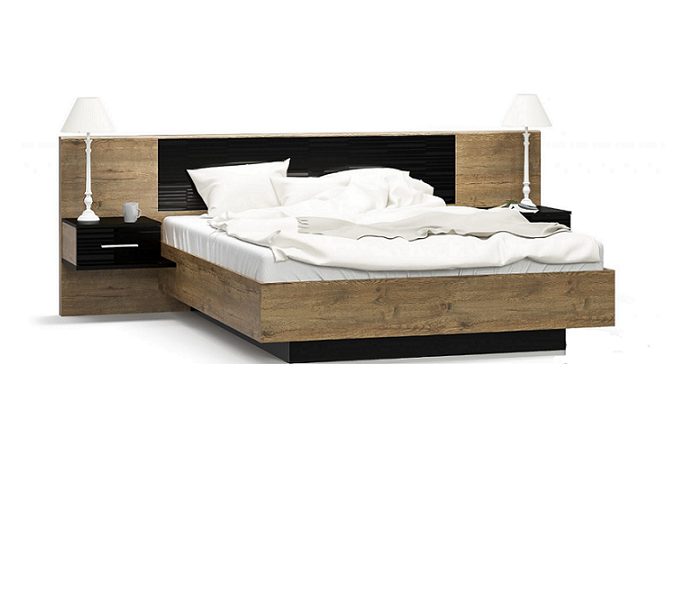 Ліжко Фієста + приліжкові тумби навісні від фабрики Мебель-Сервіс україна